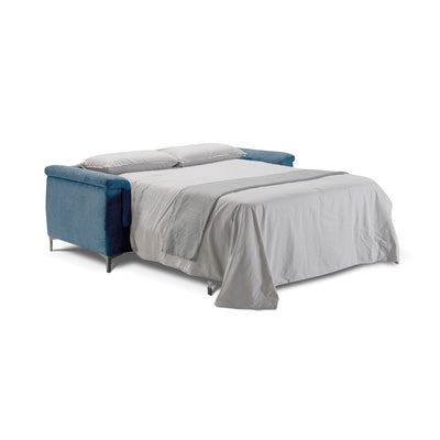 Divano letto John con Materasso 18cm, sfoderabile, Made in Italy