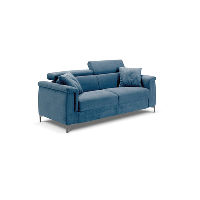 Divano letto John con Materasso 18cm, sfoderabile, Made in Italy