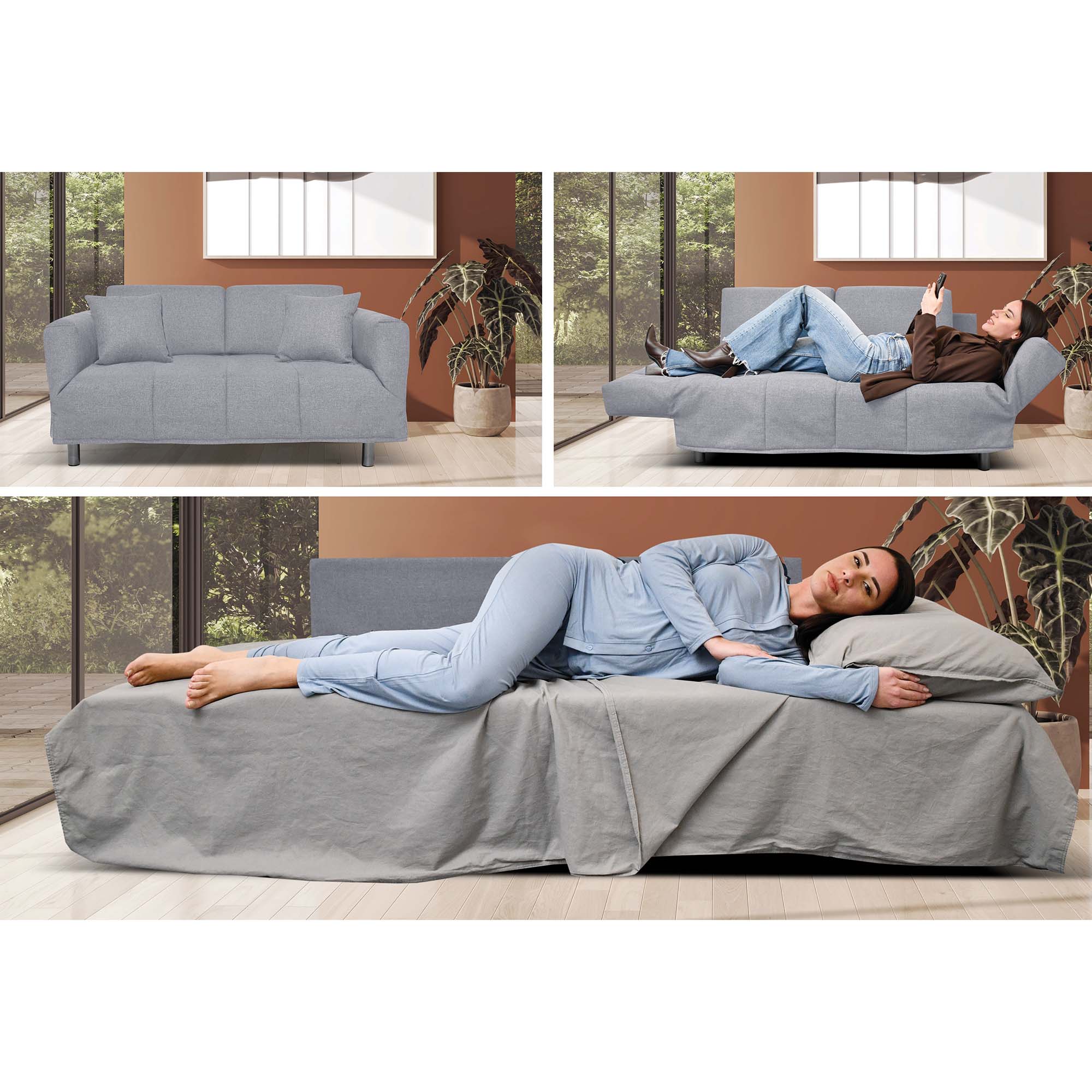 Divano Letto Levis con Materasso Comfort - Nuvole di Sonno