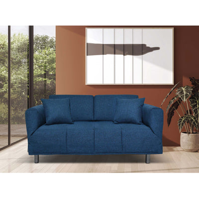 Divano Letto Levis con Materasso 10cm, sfoderabile, 2 cuscini omaggio, Made in Italy