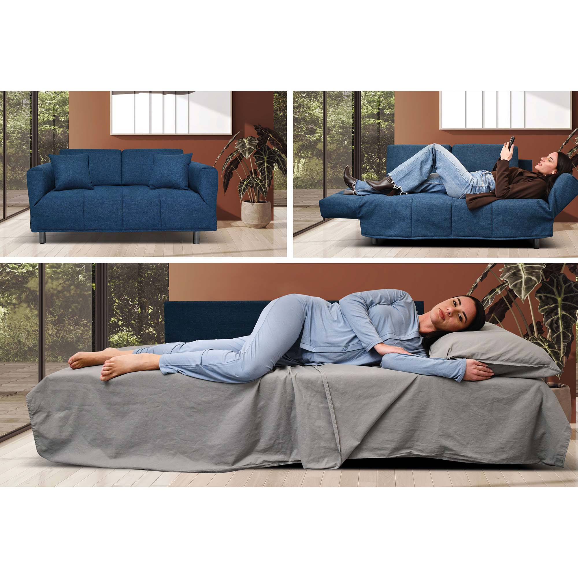 Divano Letto Levis con Materasso Comfort - Nuvole di Sonno