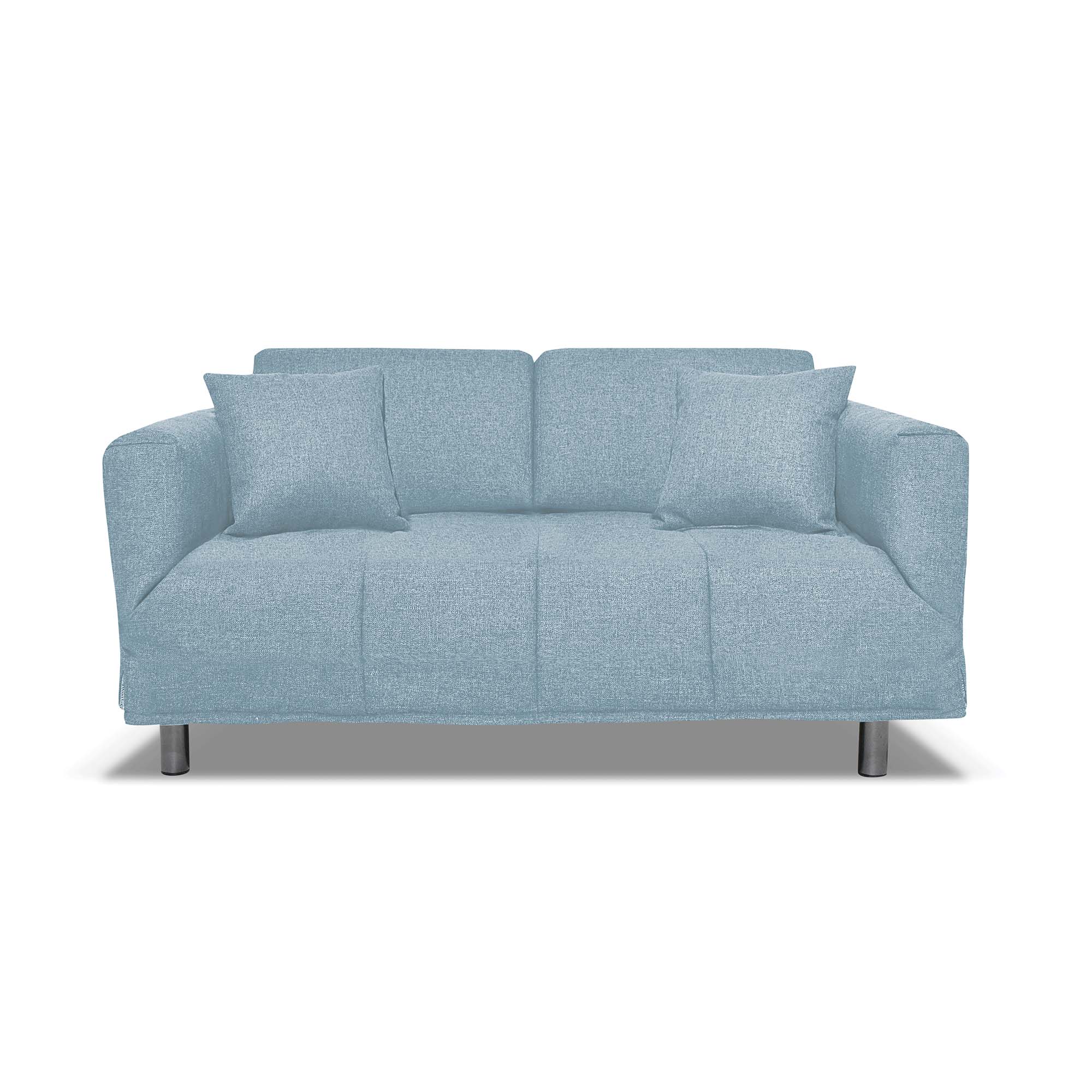 Divano Letto Levis con Materasso 10cm, sfoderabile, 2 cuscini omaggio, Made in Italy