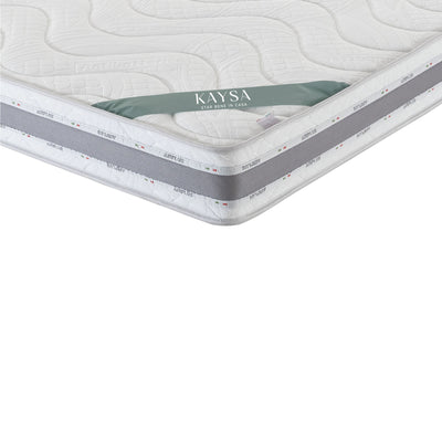 Canapé convertible Dalila avec matelas 18cm, déhoussable, Fabriqué en Italie