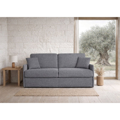Canapé convertible Dalila avec matelas 18cm, déhoussable, Fabriqué en Italie