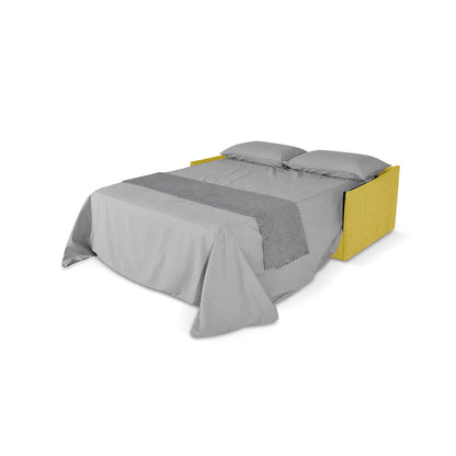 Divano letto Dalila con Materasso, sfoderabile, Made in Italy