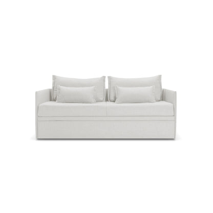 Divano letto Double con Materasso, sfoderabile, 2 cuscini omaggio, Made in Italy