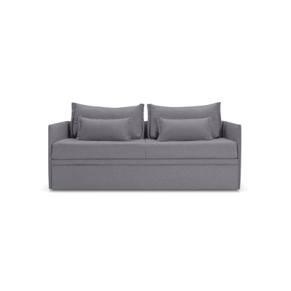 Divano letto Double con Materasso, sfoderabile, 2 cuscini omaggio, Made in Italy