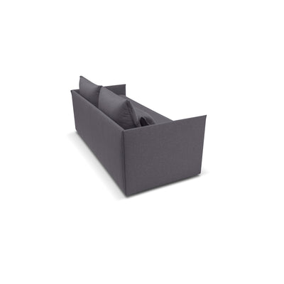 Canapé-lit Double avec matelas 14cm, déhoussable, 2 coussins offerts, Fabriqué en Italie