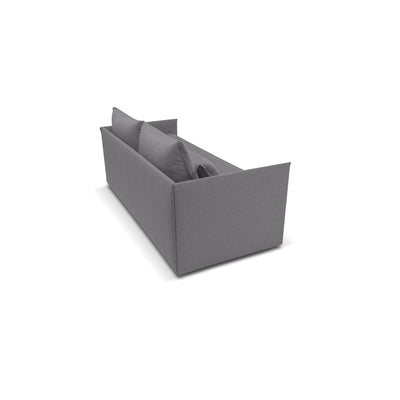 Canapé-lit Double avec matelas 14cm, déhoussable, 2 coussins offerts, Fabriqué en Italie