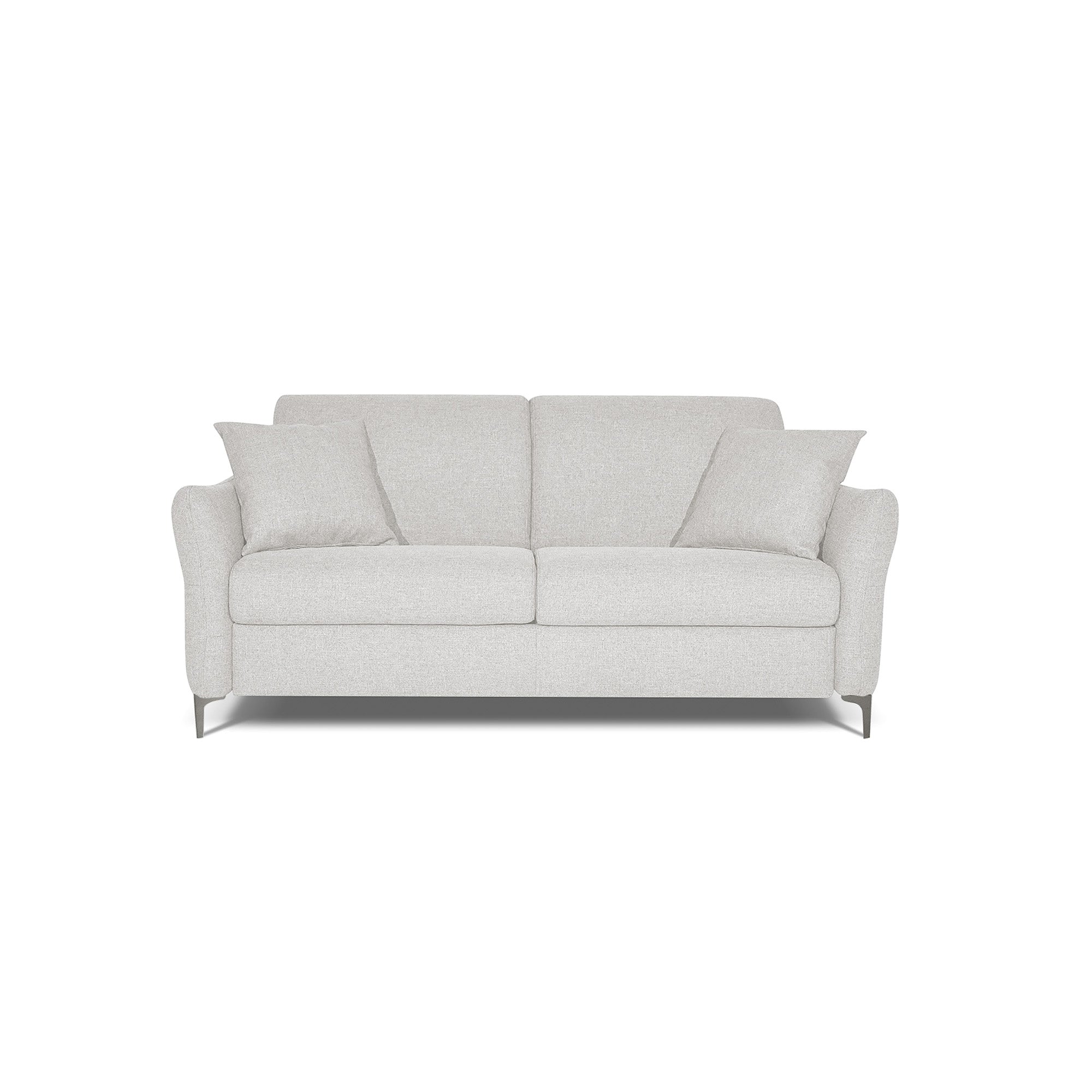 Divano letto Erisea con Materasso, sfoderabile, Made in Italy