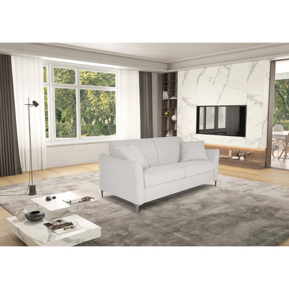 Divano letto Erisea con Materasso, sfoderabile, Made in Italy