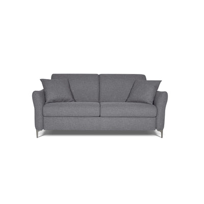 Canapé convertible Erisea avec matelas 14cm, déhoussable, Made in Italy