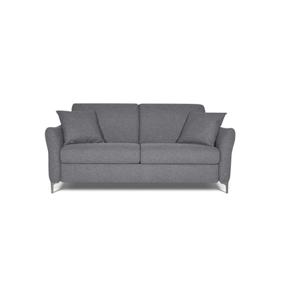 Divano letto Erisea con Materasso, sfoderabile, Made in Italy