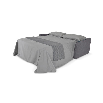 Divano letto Erisea con Materasso, sfoderabile, Made in Italy