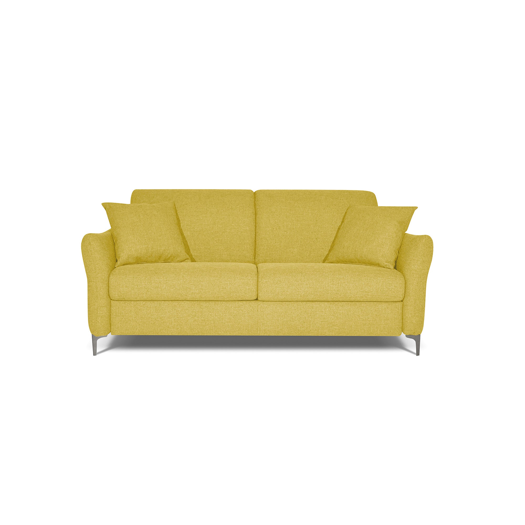 Divano letto Erisea con Materasso, sfoderabile, Made in Italy