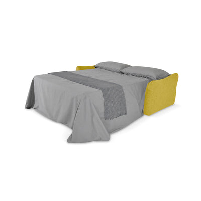 Canapé convertible Erisea avec matelas 14cm, déhoussable, Made in Italy