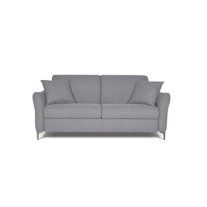 Divano letto Erisea con Materasso, sfoderabile, Made in Italy