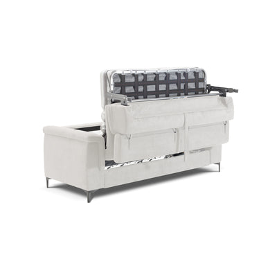Canapé-lit John avec matelas 18cm, déhoussable, fabriqué en Italie