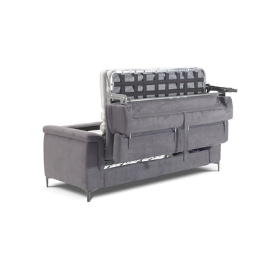 Canapé-lit John avec matelas 18cm, déhoussable, fabriqué en Italie