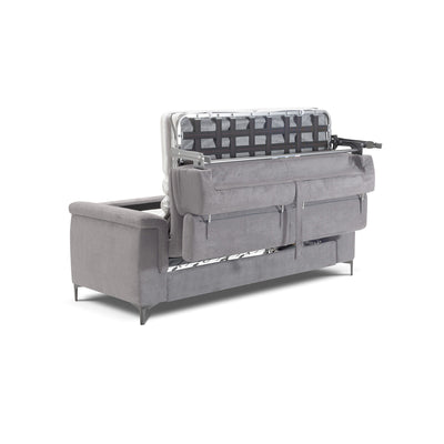 Canapé-lit John avec matelas 18cm, déhoussable, fabriqué en Italie