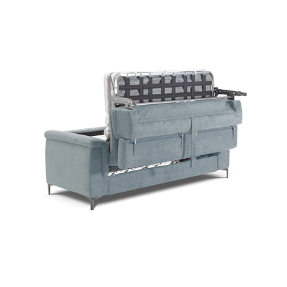 Divano letto John con Materasso, sfoderabile, Made in Italy
