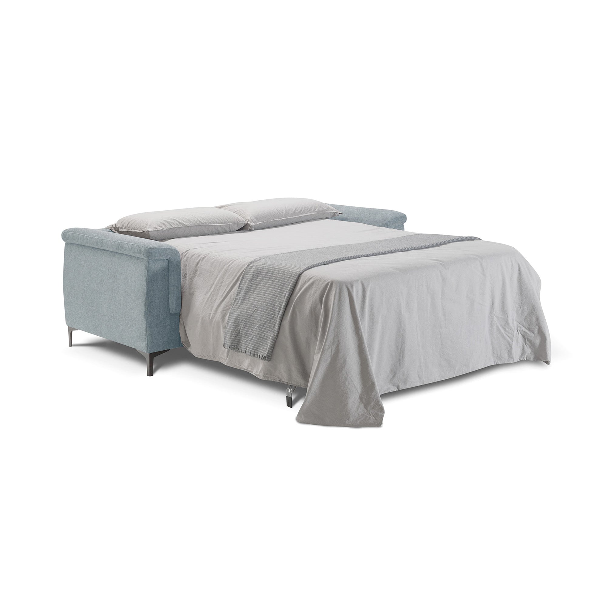Divano letto John con Materasso, sfoderabile, Made in Italy