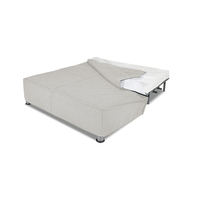 Canapé-lit Levante avec matelas 11cm, déhoussable, 2 coussins offerts, Fabriqué en Italie
