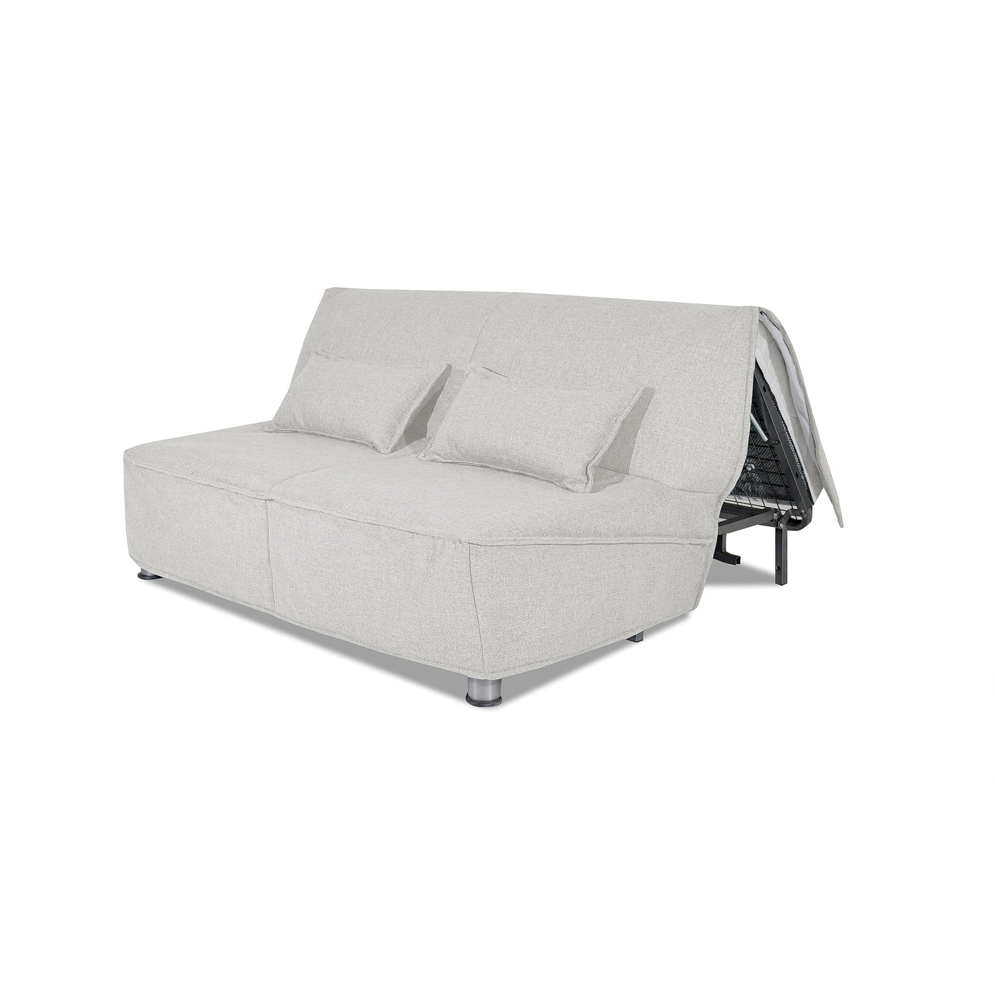 Divano letto Levante con Materasso, sfoderabile, 2 cuscini omaggio, Made in Italy