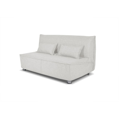 Canapé-lit Levante avec matelas 11cm, déhoussable, 2 coussins offerts, Fabriqué en Italie