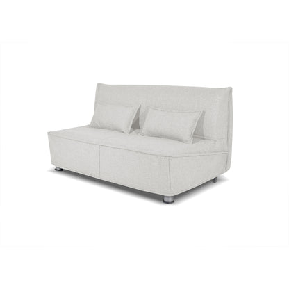 Divano letto Levante con Materasso, sfoderabile, 2 cuscini omaggio, Made in Italy