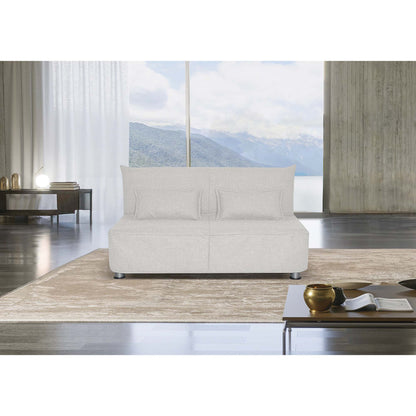 Divano letto Levante con Materasso, sfoderabile, 2 cuscini omaggio, Made in Italy