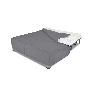 Canapé-lit Levante avec matelas 11cm, déhoussable, 2 coussins offerts, Fabriqué en Italie