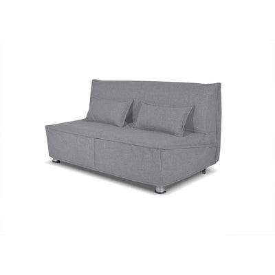 Canapé-lit Levante avec matelas 11cm, déhoussable, 2 coussins offerts, Fabriqué en Italie