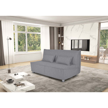 Divano letto Levante con Materasso, sfoderabile, 2 cuscini omaggio, Made in Italy