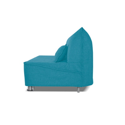 Divano letto Levante con Materasso, sfoderabile, 2 cuscini omaggio, Made in Italy