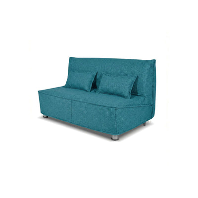 Canapé-lit Levante avec matelas 11cm, déhoussable, 2 coussins offerts, Fabriqué en Italie