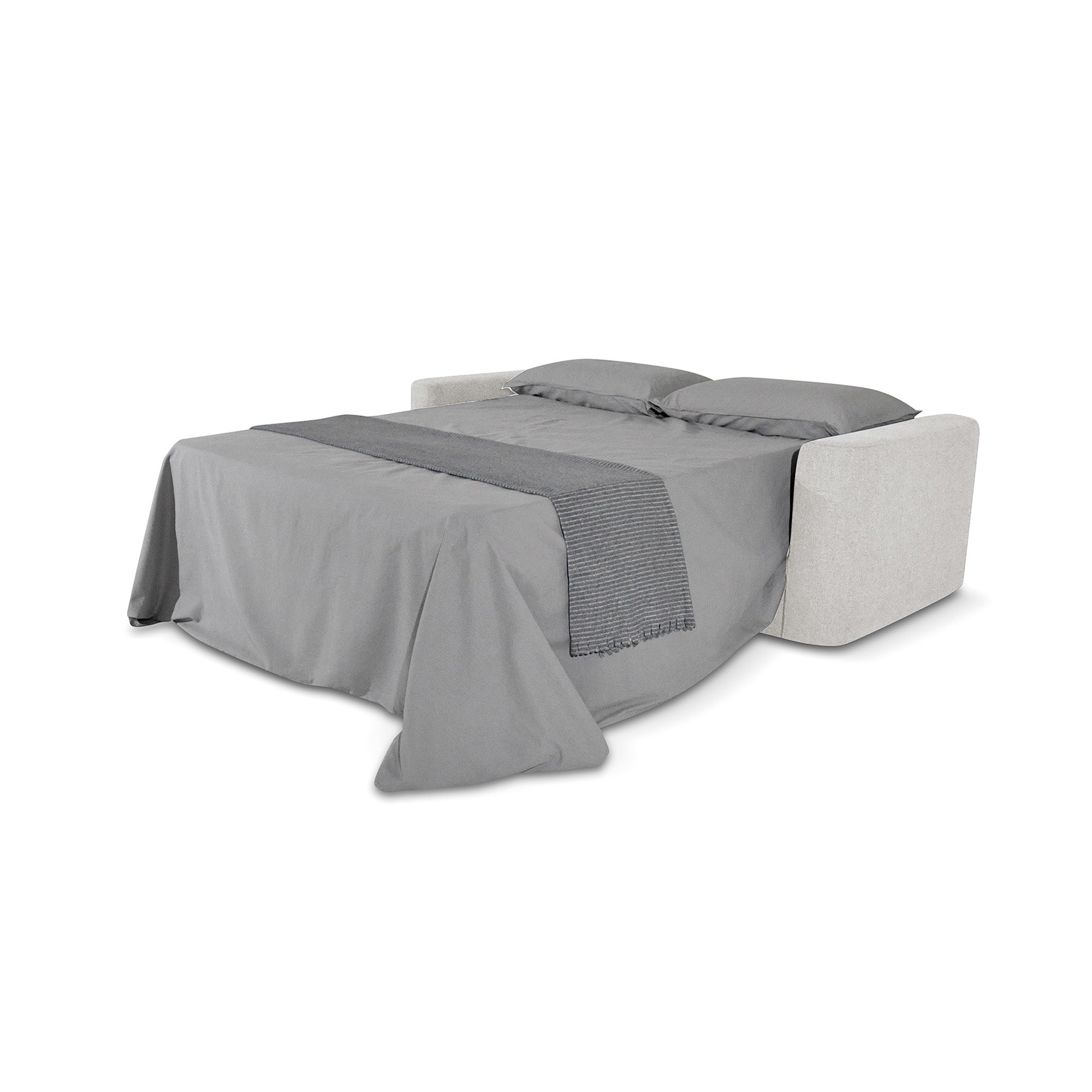 Divano letto Nereo con Materasso, sfoderabile, Made in Italy