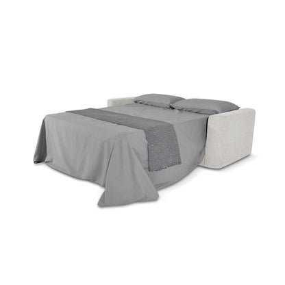 Divano letto Nereo con Materasso, sfoderabile, Made in Italy