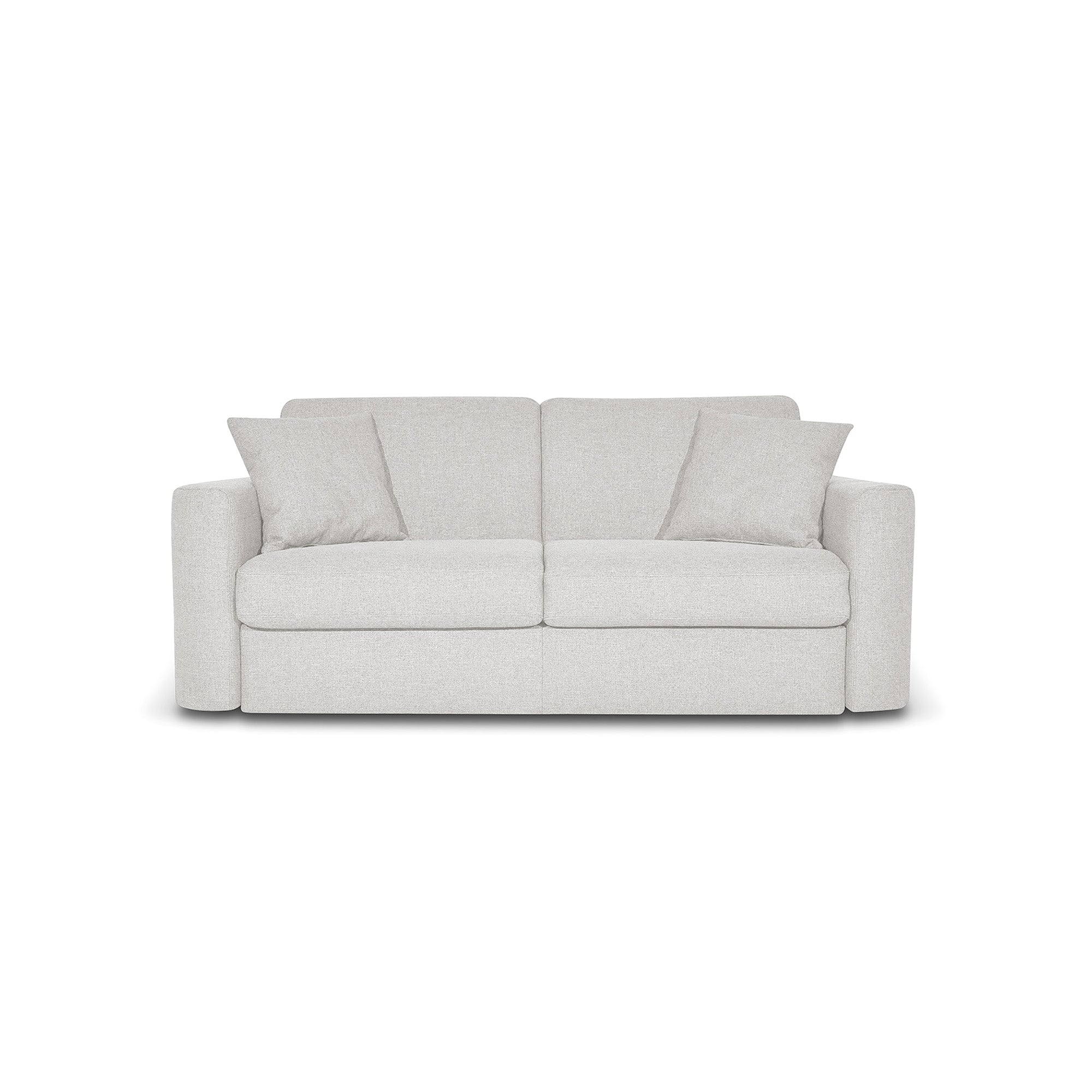 Divano letto Nereo con Materasso, sfoderabile, Made in Italy