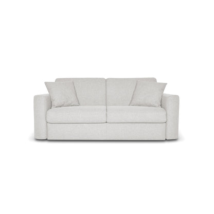 Divano letto Nereo con Materasso, sfoderabile, Made in Italy