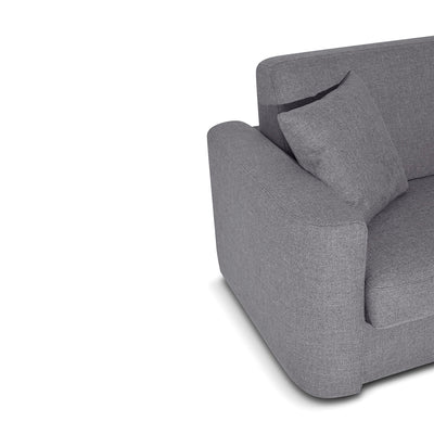 Canapé-lit Nereo avec matelas 18cm, déhoussable, fabriqué en Italie
