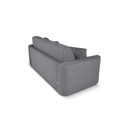 Divano letto Nereo con Materasso, sfoderabile, Made in Italy