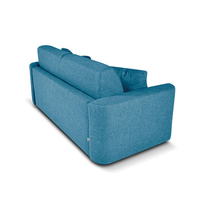 Divano letto Nereo con Materasso 18cm, sfoderabile, Made in Italy