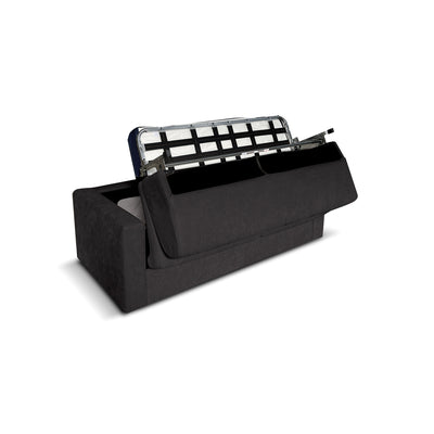 Canapé convertible Oregon avec matelas de 14 cm, déhoussable, fabriqué en Italie