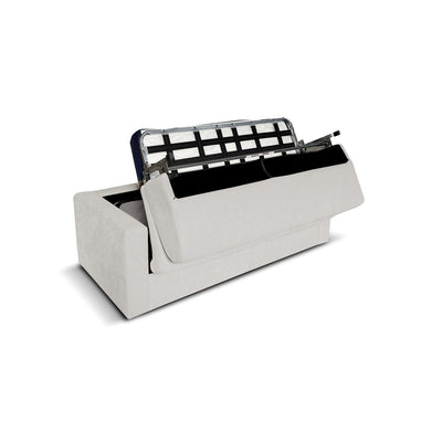 Canapé convertible Oregon avec matelas de 14 cm, déhoussable, fabriqué en Italie