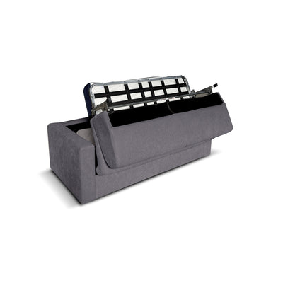 Canapé convertible Oregon avec matelas de 14 cm, déhoussable, fabriqué en Italie