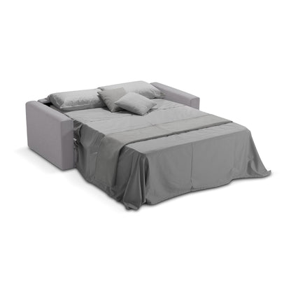 Divano letto Oregon con Materasso, sfoderabile, Made in Italy