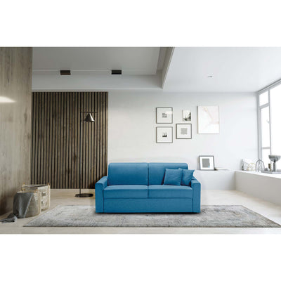 Divano letto Oregon con Materasso 14cm, sfoderabile, Made in Italy