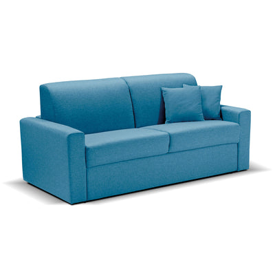 Divano letto Oregon con Materasso 14cm, sfoderabile, Made in Italy