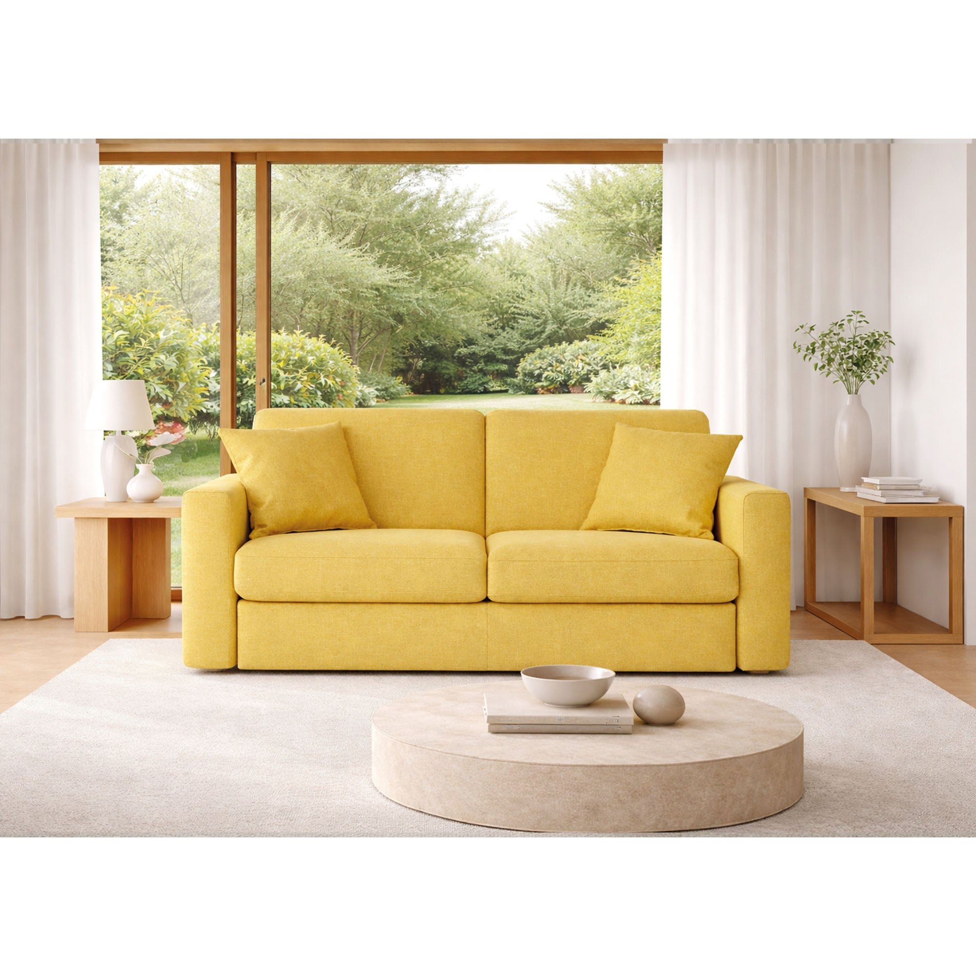 Canapé-lit Nereo avec matelas 18cm, déhoussable, fabriqué en Italie